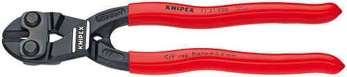 KNIPEX CoBolt® con hendidura para alambres mas gruesos. Recubiertos de plástico 200 mm