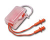 Tapones auditivos reutilizables TRACK FIT en caja de plástico de Safetop