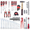Gedore Red R21650057 - Juego de herramientas SCHRAUBER incl. caja de herramientas, 57 piezas