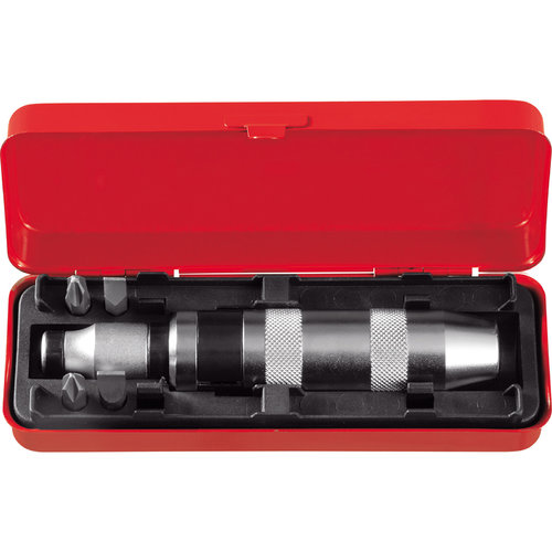Gedore Red R38004006 - Juego de extractores de tornillos de impacto 1/2+ puntas, 6 piezas