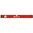 Gedore Red R94100051 - Nivel de agua L 300 mm, 2 x fiolas alu.