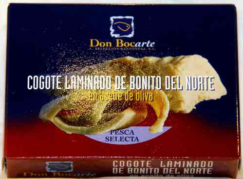DON BOCARTE COGOTE BONITO DEL NORTE LAMINADO EN ACEITE OLIVA LATA 128 g.