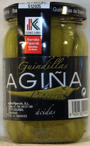 AGIÑA GUINDILLAS ACIDAS BOTE 370 ml.