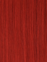 Extensiones de pelo natural lisas Rojo