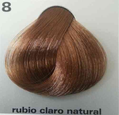 Tinte de pelo profesional Nº8 Rubio claro natural