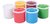Caja 6 botes pintura dedos JOVI de 125 ml surtidos de colores