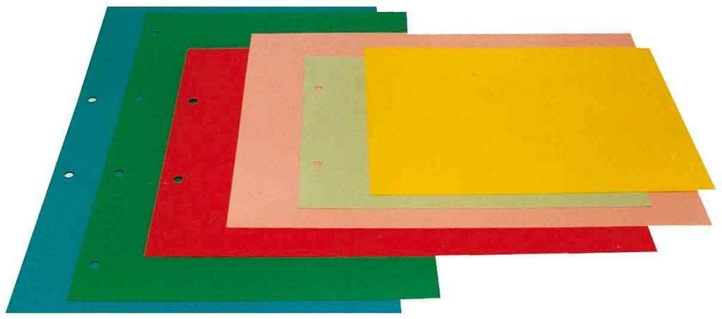 Tros cartolina Quart (15,5 x 21,5 cm) amb forats