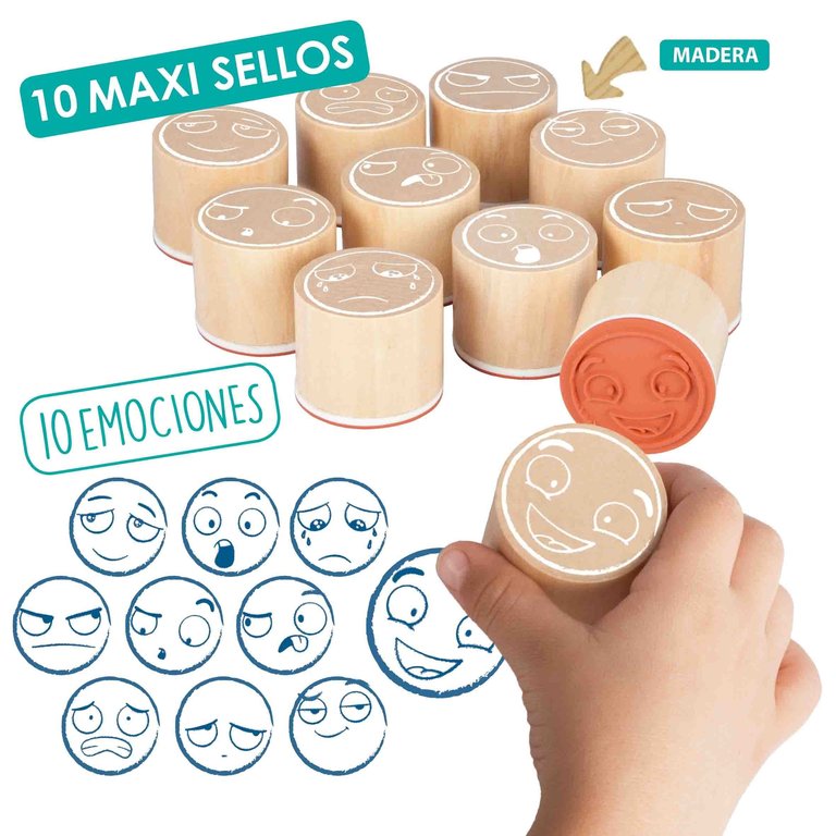 Maxi-segells de les 10 emocions
