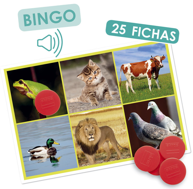 Bingo: los animales y la naturaleza