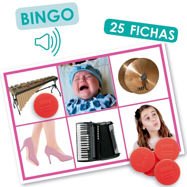 Bingo: acciones e instrumentos musicales