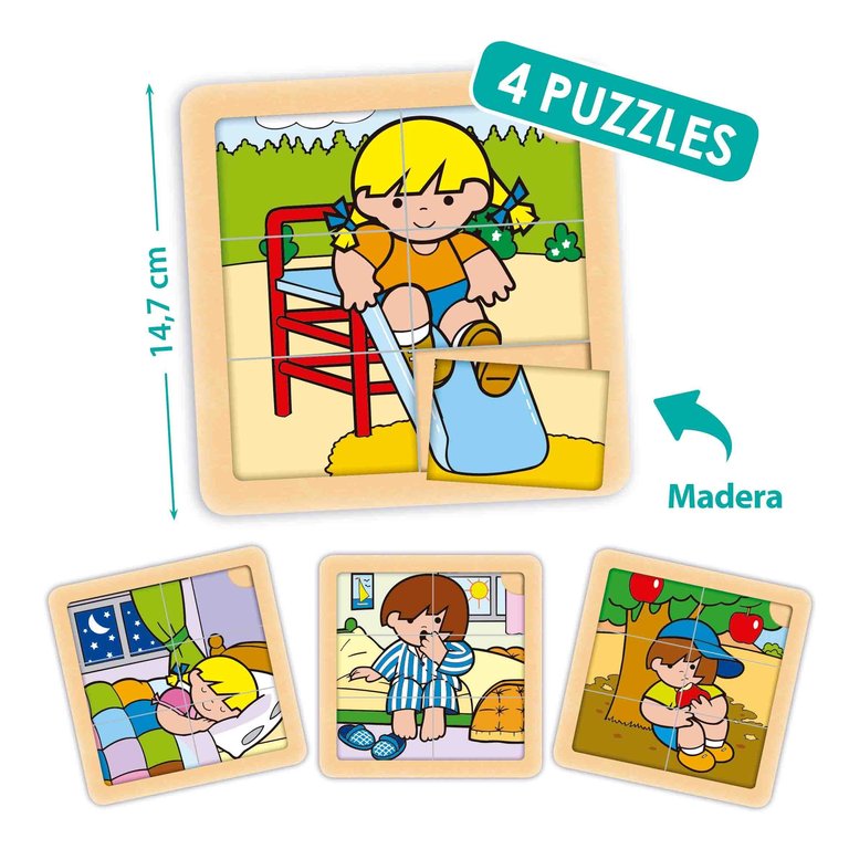 Set puzles Zaro i Nita 6 peces (4 uts)