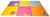 Tatami pvc con motivo colores 120 x 150 x 2 cm