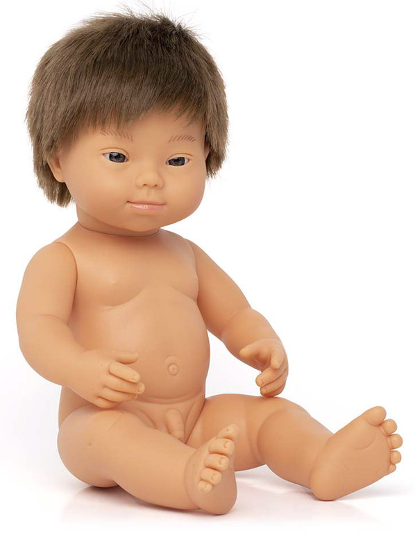Baby síndrome de down caucásico niño 38 cm