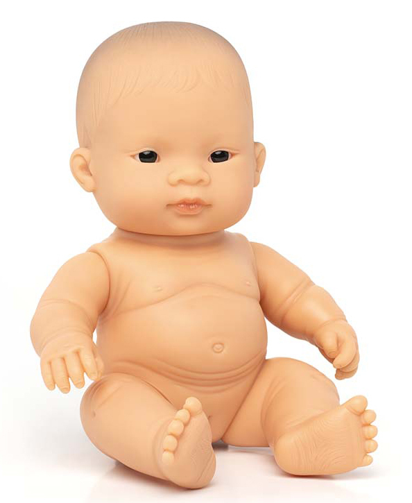 Baby asiático niña 21 cm