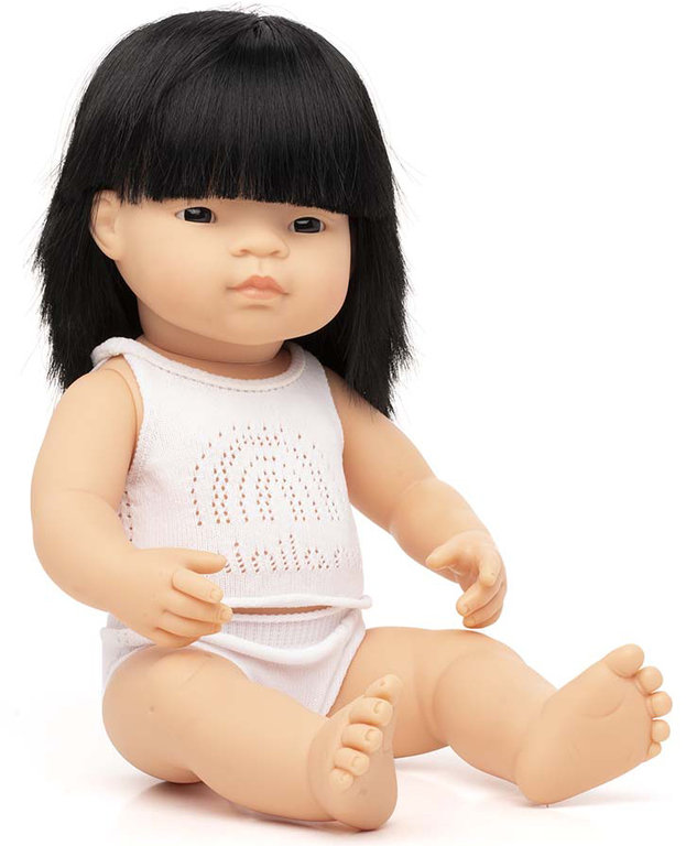 Baby asiático niña 38 cm + ropa interior