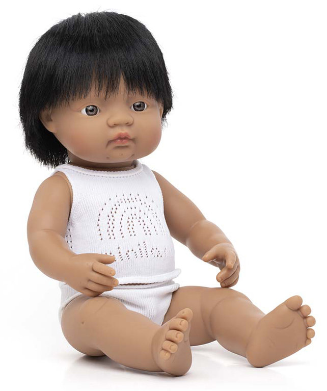 Baby latinoamericano niño 38 cm + ropa interior