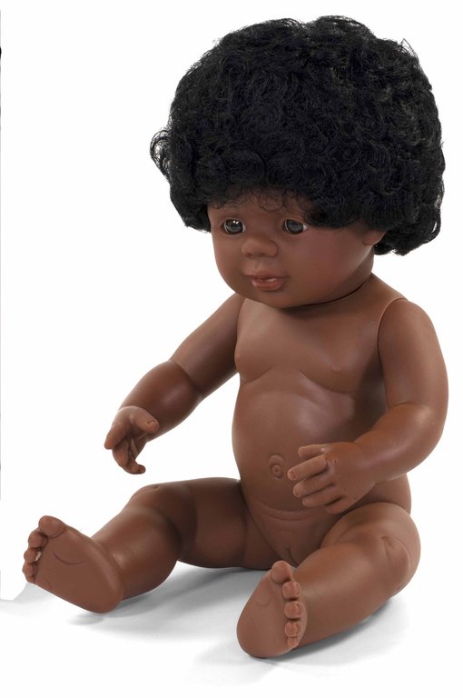 Baby afroamericano niña 38 cm
