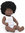 Baby africana con síndrome de down 38 cm