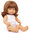 Baby caucàsic pèl-roig nena 38 cm + roba interior