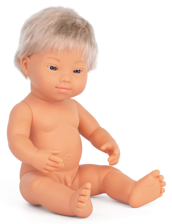 Baby síndrome de down caucàsic ros nen 38 cm