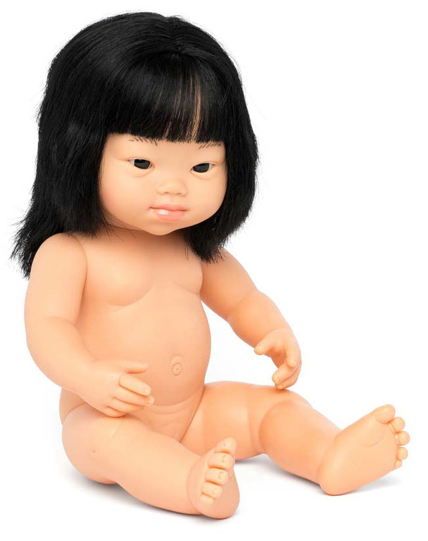 Baby síndrome de down asiático niña 38 cm