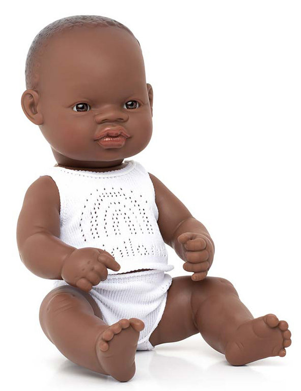 Baby africà nen 32 cm + roba interior