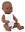 Baby africano niño 32 cm + ropa interior