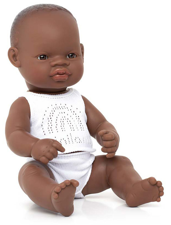 Baby africà nena 32 cm + roba interior