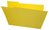 Subcarpeta cartulina Folio con pestaña color amarillo