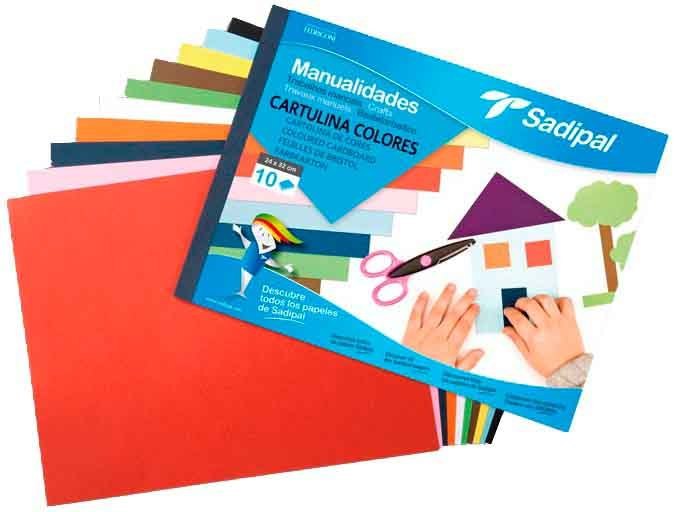 Bloc cartolina 10 fulls Din-A3 assortits de colors
