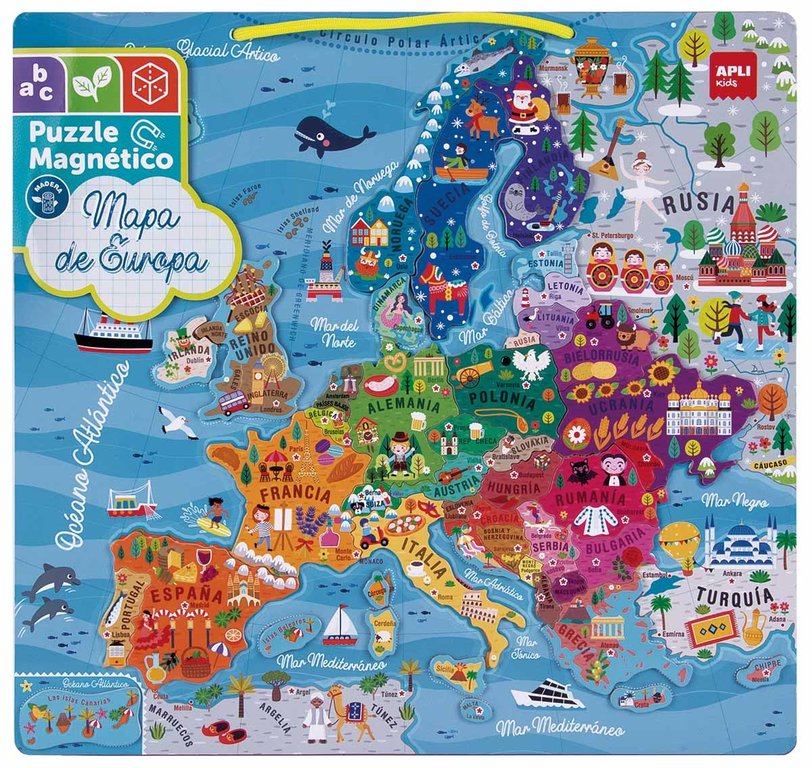 Mapa magnètic d'Europa
