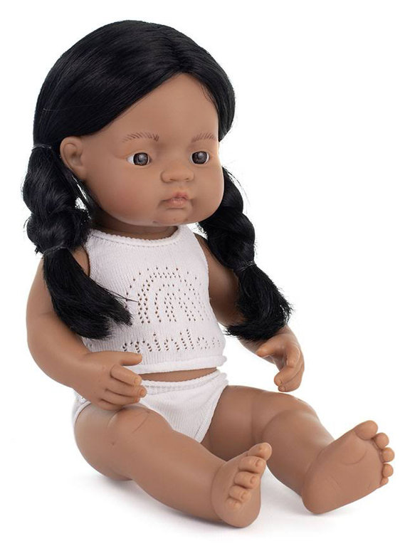 Baby nadiu americà nena 38 cm + roba interior