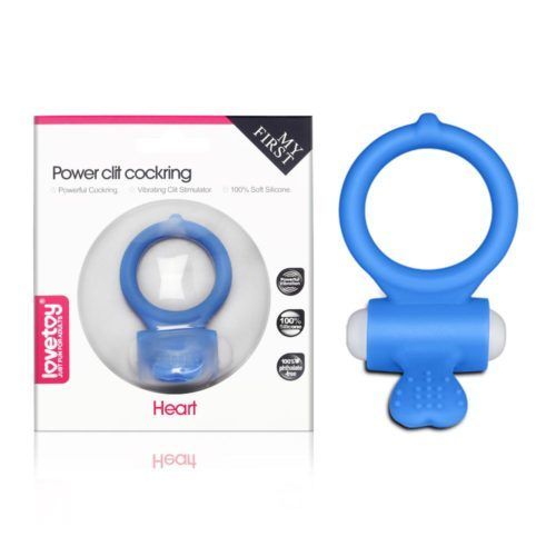 Power  Clit Cockring Blue