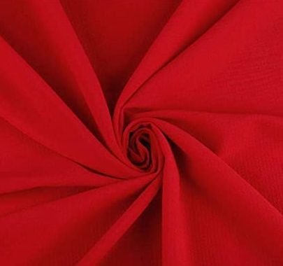 Polyester fabrics red