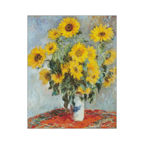 Vase of Sunflowers
