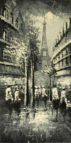 cuadros modernos "Paris en blanco y negro II"