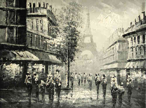 cuadros modernos "Una calle de Paris"