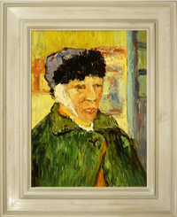 cuadros famosos de Van Gogh "Autorretrato con oreja vendada"