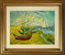 cuadros famosos de Van Gogh "Barcas de pesca en la playa de Saintes Maries"