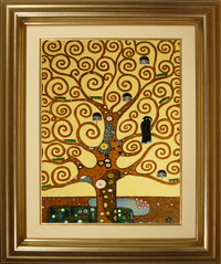 cuadros famosos de Klimt "Árbol de la vida"
