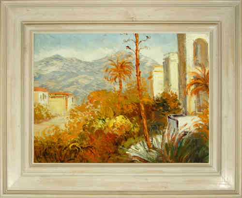 cuadros famosos de Monet "Las Villas en Bordighera Italia"