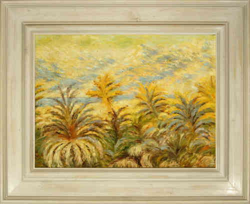 cuadros famosos de Monet "Palmeras en Bordighera"