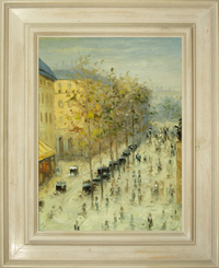 cuadros famosos de Monet "El bulevar de los capuchinos"