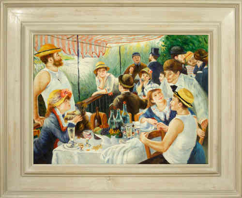 cuadros famosos de Renoir "El almuerzo de remeros"
