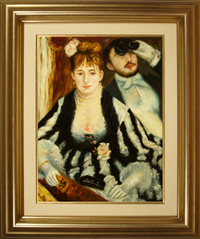 cuadros famosos de Renoir "El Palco"