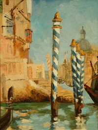 cuadros famosos de Manet "Gran Canal Venecia"