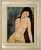 cuadros famosos de Modigliani "Desnudo femenino sentado"