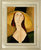 cuadros famosos de Modigliani "Retrato de una mujer con sombrero grande"
