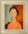 cuadros famosos de Modigliani "Muchacha con trenzas"