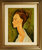 cuadros famosos de Modigliani "Luna Czechowska de perfil"